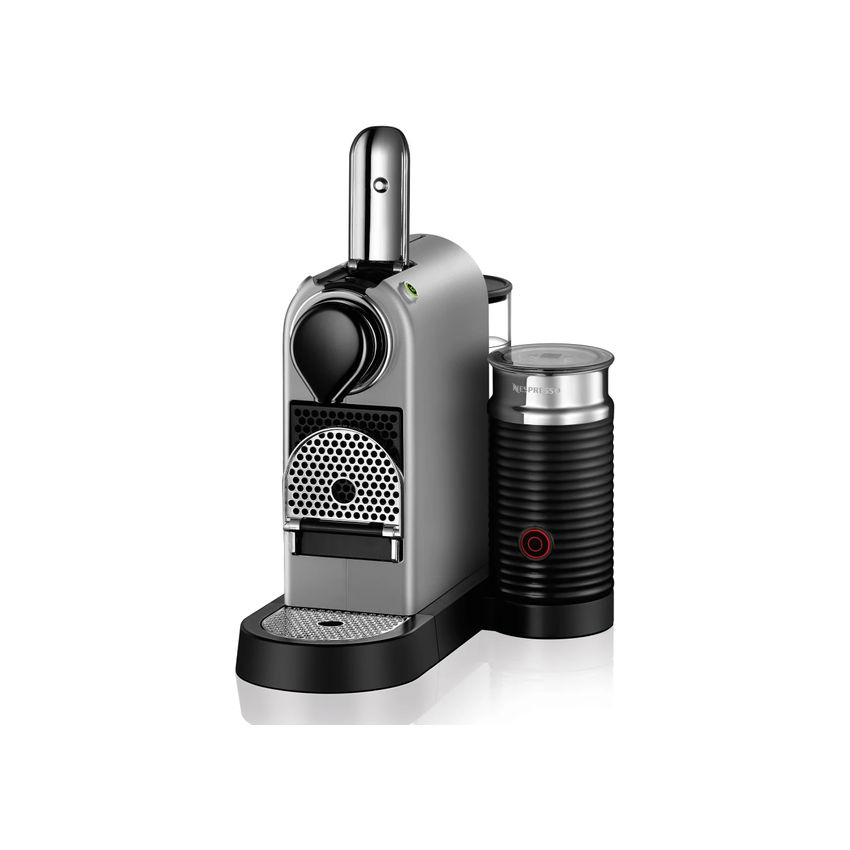 Nespresso CitiZ Automatic Espresso Machine with Aeroccino Milk Frother - Silver (Photo: 4)